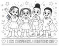 July Coloring sheet