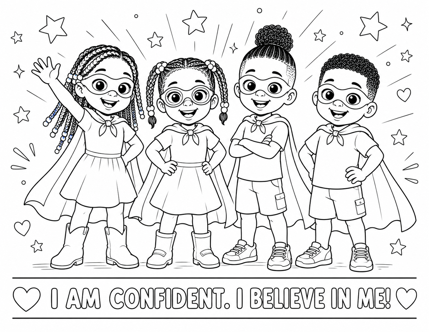 July Coloring sheet